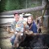 Corey, Crys and Andrew (3 months) on first family hunt around 100 Mile House, B.C. Shot a moose with cousin, Montana (4.5 months). 